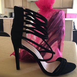 Black Strappy Sandals